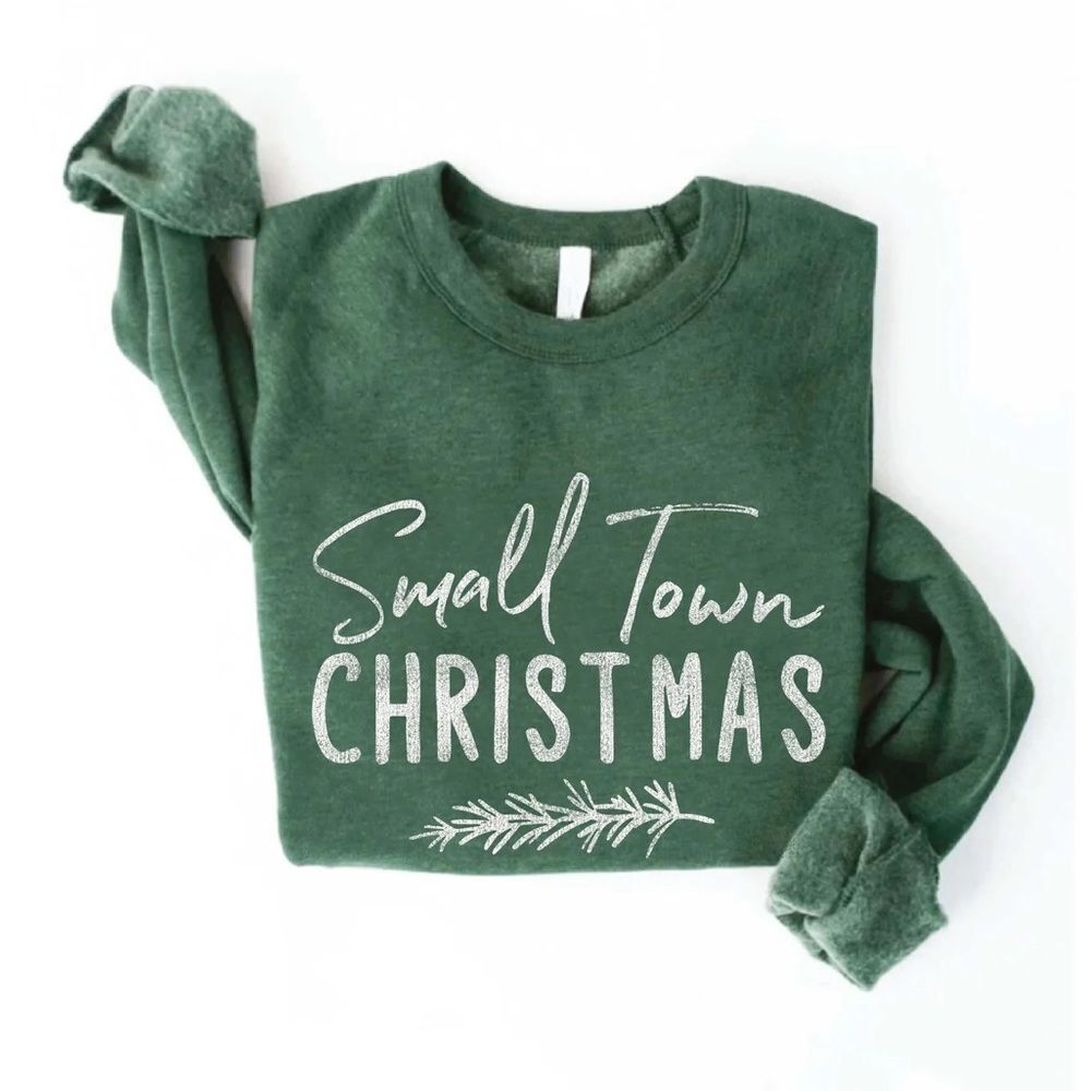 NWT Wool + Pepper Co. Small Town Christmas Crewneck Sweatshirt - Picture 1 of 3